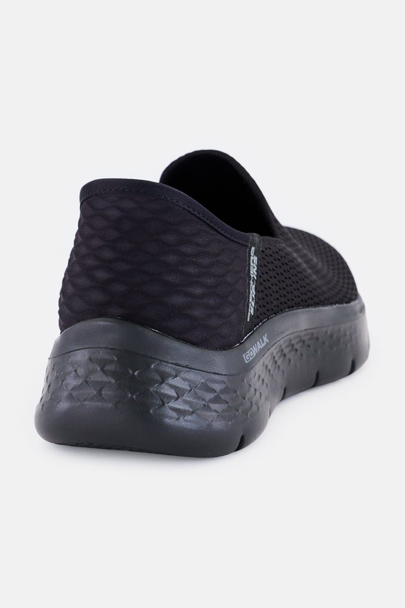 SKECHERS Women Go Walk Flex-Relish Slip On Shoes, Black - Image 3